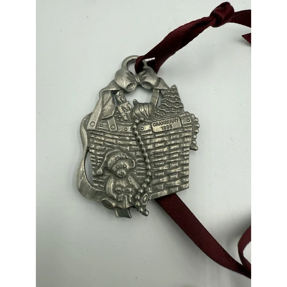 Longaberger Baskets Pewter Angels Joy Love Friendship Peace Christmas Lot Of‎ 8